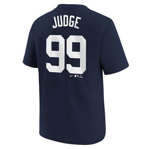 Nike Kids' New York Yankees Aaron Judge #99 Home Name & Number T-Shirt - Primary Image