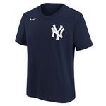 Nike Kids' New York Yankees Aaron Judge #99 Home Name & Number T-Shirt - Thumbnail 2 of 2