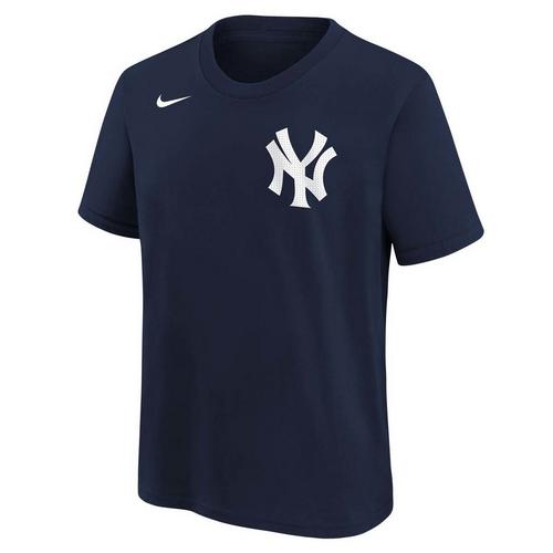 Nike Kids' New York Yankees Aaron Judge #99 Home Name & Number T-Shirt - Primary Image