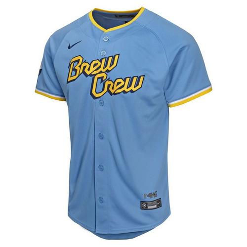 Nike Kids' Milwaukee Brewers City Connect Jersey - Primary Image