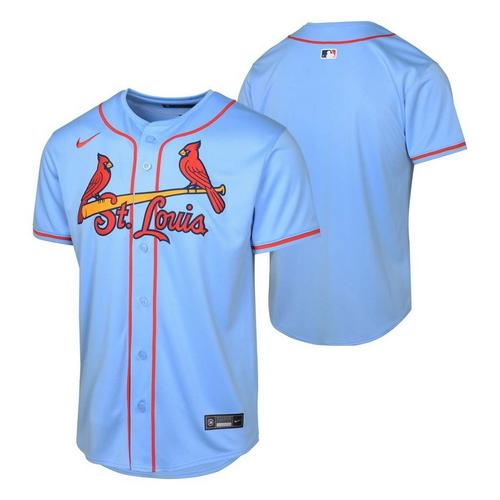 Nike Kids' St. Louis Cardinals Light Blue Alternate Jersey - Primary Image