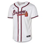 Nike Kids' Atlanta Braves Ronald Acuna Jr #13 Home Jersey - Thumbnail 3 of 3