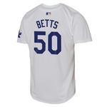 Nike Kids' Los Angeles Dodgers Mookie Betts #50 Home Jersey - Thumbnail 2 of 3