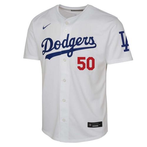 Nike Kids' Los Angeles Dodgers Mookie Betts #50 Home Jersey - Primary Image