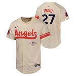 Nike Kids' Los Angeles Angels Mike Trout #27 City Connect Jersey - Thumbnail 1 of 3