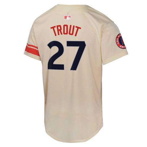 Nike Kids' Los Angeles Angels Mike Trout #27 City Connect Jersey - Primary Image