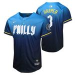 Nike Kids' Philadelphia Phillies Bryce Harper #3 City Connect Jersey - Thumbnail 1 of 3