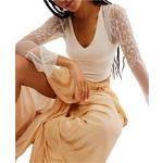 Women's Free People Who's That Girl Long Sleeve V-Neck Shirt - Thumbnail 4 of 4