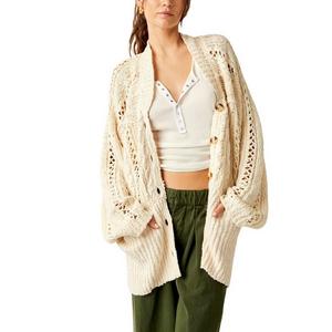 Women's Free People Cable Cardigan