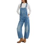Women's Free People Good Luck Barrel Overalls - Thumbnail 1 of 5