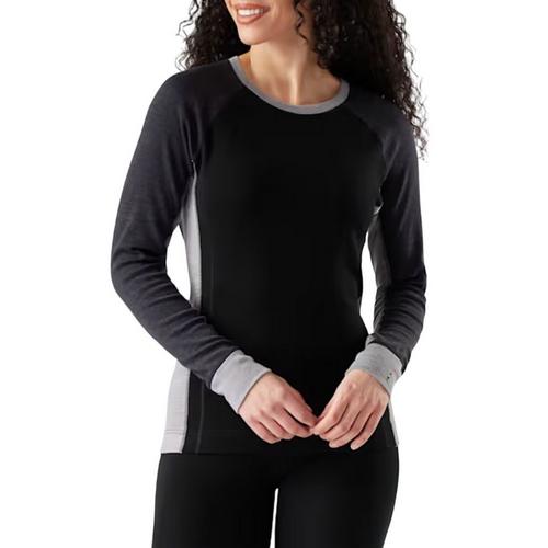 Women's Smartwool Classic Thermal Merino Colorblock Long Sleeve Base Layer - Primary Image