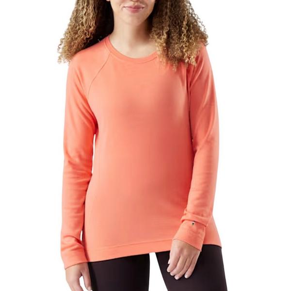 Women's Smartwool Classic Thermal Merino Long Sleeve Base Layer Medium Coral Reef