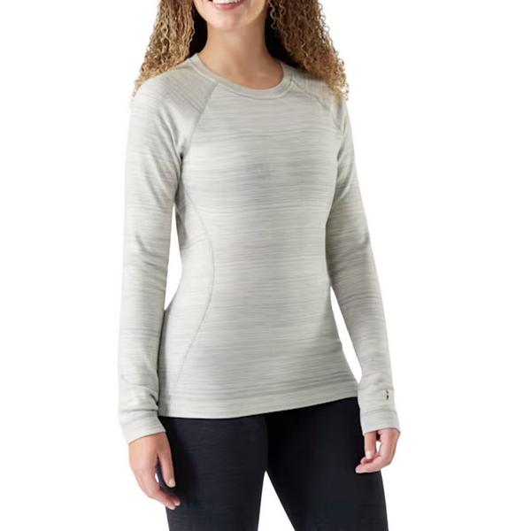 Women's Smartwool Classic Thermal Merino Long Sleeve Base Layer XSmall Light Gray Color Shift