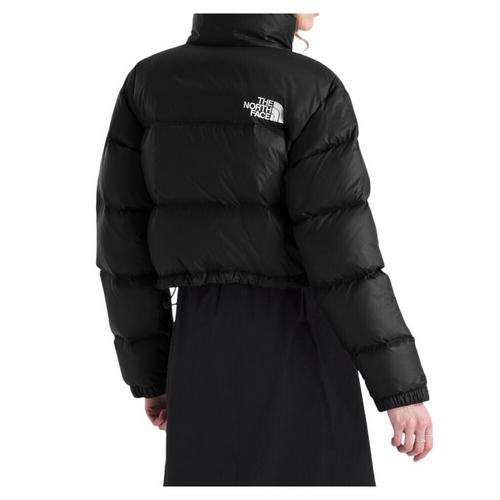 Women's The North Face Nuptse Cropped Puffer Jacket - Primary Image