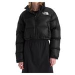 Women's The North Face Nuptse Cropped Puffer Jacket - Thumbnail 1 of 5
