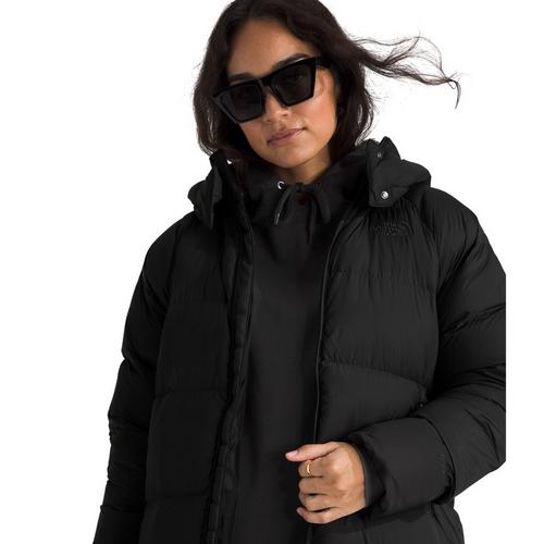 Women's The North Face Hydrenalite City Long Down Hooded Puffer Parka - Primary Image
