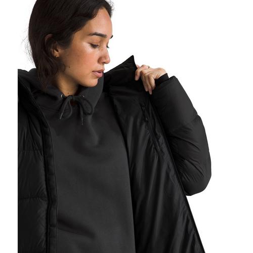 Women's The North Face Hydrenalite City Long Down Hooded Puffer Parka - Primary Image