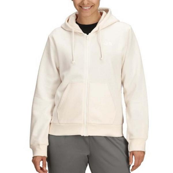 Women's The North Face Evolution Simple Dome Full Zip Large White Dune