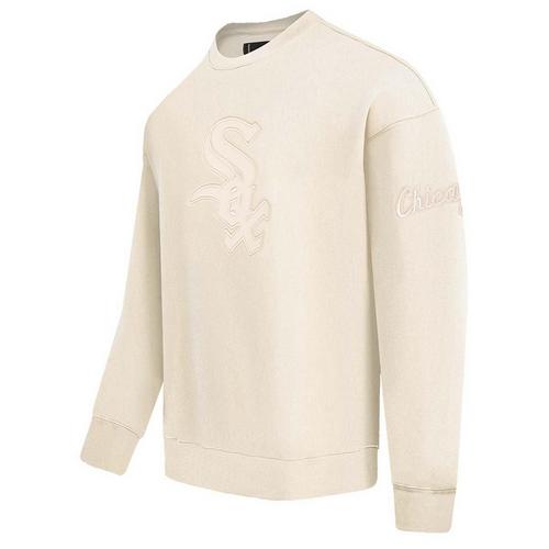 Pro Standard Chicago White Sox Neutral Drop Shoulder Fleece Crew - Primary Image