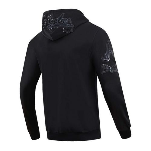 Pro Standard Atlanta Braves Triple Black Full Zip - Primary Image