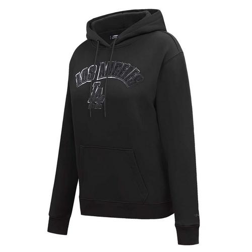 Pro Standard Women's Los Angeles Dodgers Triple Black Fleece Hoodie - Primary Image