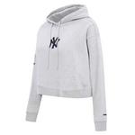 Pro Standard Women's New York Yankees Classic Fleece Cropped Hoodie - Thumbnail 1 of 2