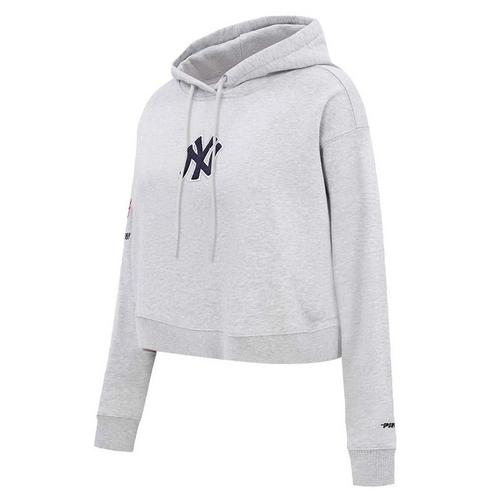 Pro Standard Women's New York Yankees Classic Fleece Cropped Hoodie - Primary Image