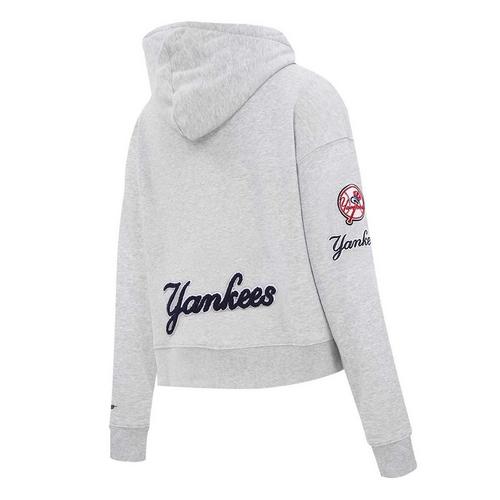 Pro Standard Women's New York Yankees Classic Fleece Cropped Hoodie - Primary Image