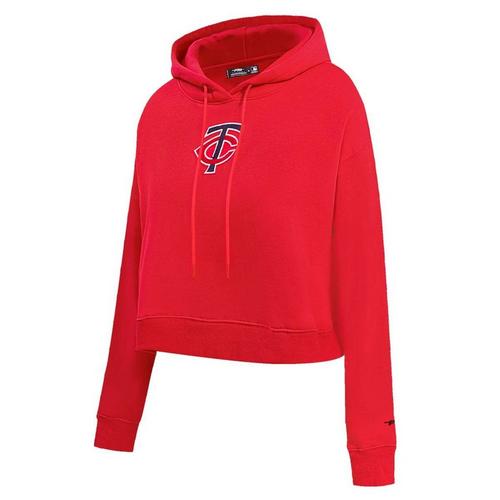 Pro Standard Women's Minnesota Twins Classic Fleece Cropped Hoodie - Primary Image