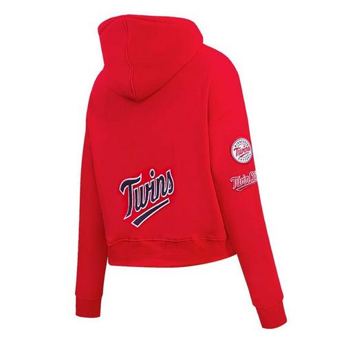 Pro Standard Women's Minnesota Twins Classic Fleece Cropped Hoodie - Primary Image