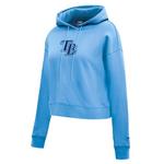 Pro Standard Women's Tampa Bay Rays Classic Fleece Cropped Hoodie - Thumbnail 1 of 2