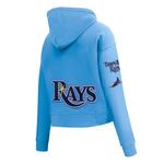Pro Standard Women's Tampa Bay Rays Classic Fleece Cropped Hoodie - Thumbnail 2 of 2