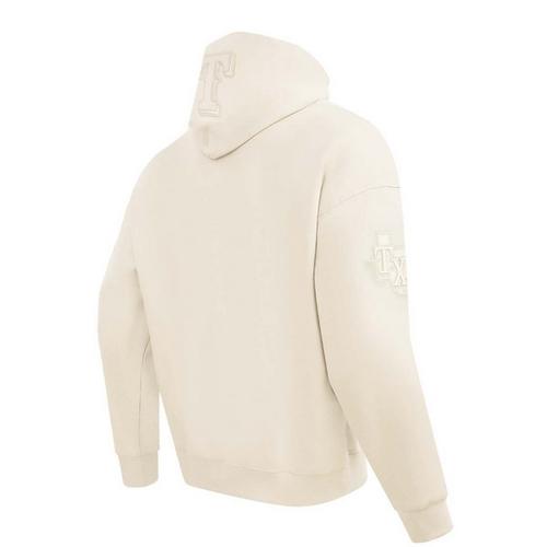 Pro Standard Texas Rangers Neutral Drop Shoulder Fleece Hoodie - Primary Image