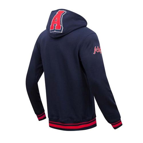 Pro Standard Atlanta Braves Mash Up Rib Hoodie - Primary Image