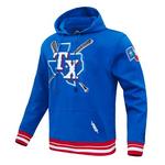 Pro Standard Texas Rangers Mash Up Rib Fleece Hoodie - Thumbnail 1 of 2