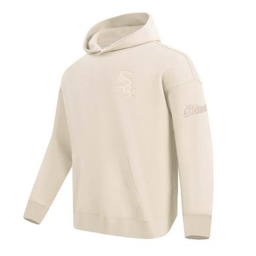 Pro Standard Chicago White Sox Neutral Drop Shoulder Fleece Hoodie - Primary Image