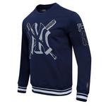 Pro Standard New York Yankees Mash Up Rib Fleece Crew - Thumbnail 1 of 2
