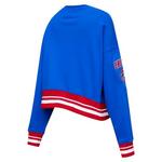 Pro Standard Women's Chicago Cubs Mash Up Rib Fleece Crew - Thumbnail 2 of 2