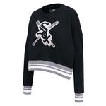 Pro Standard Women's Chicago White Sox Mash Up Rib Fleece Crew - Thumbnail 1 of 2