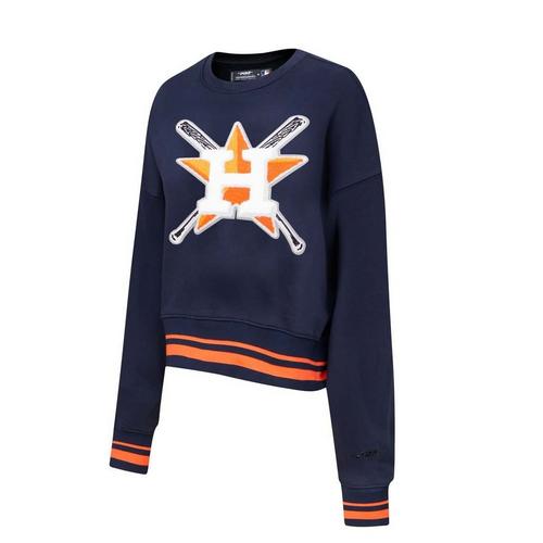 Pro Standard Women's Houston Astros Mash Up Rib Fleece Crew - Primary Image