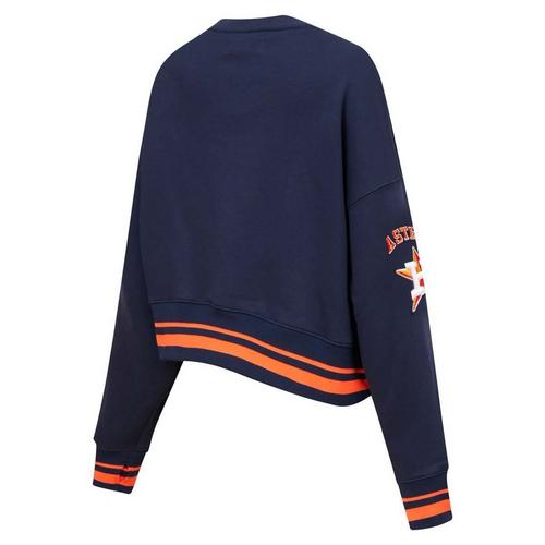 Pro Standard Women's Houston Astros Mash Up Rib Fleece Crew - Primary Image