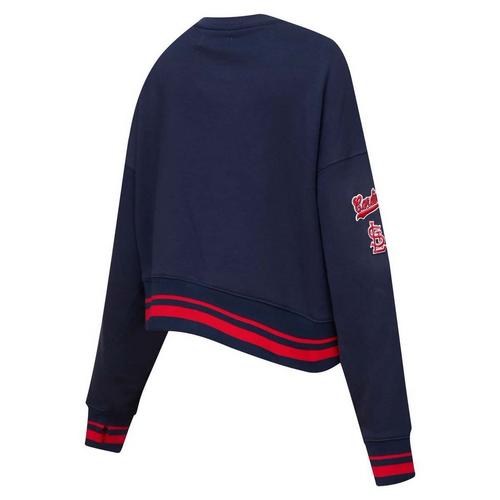 Pro Standard Women's St. Louis Cardinals Mash Up Rib Fleece Crew - Primary Image