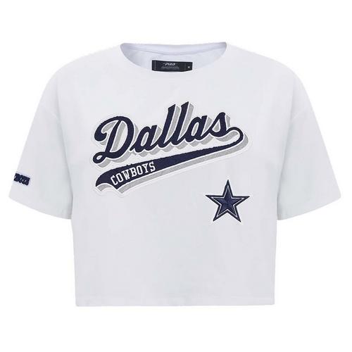 Pro Standard Women's Dallas Cowboys Script Tail T-Shirt - Primary Image