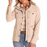 Women's Rock & Roll Denim Cotton Canvas Jacket - Thumbnail 1 of 3