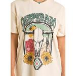 Women's Rock & Roll Denim Desperado Oversized T-Shirt - Thumbnail 3 of 3