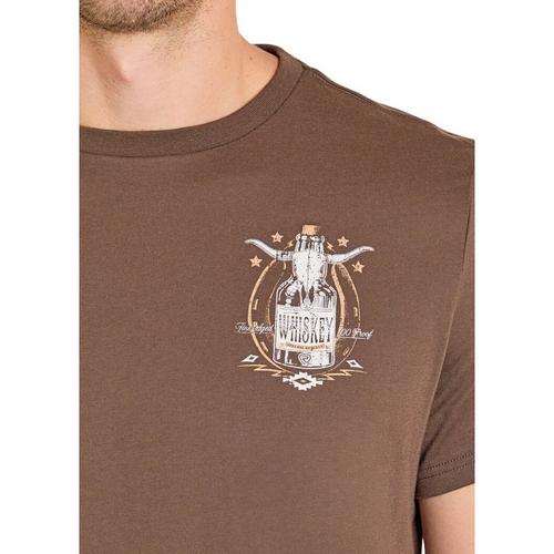 Men's Rock & Roll Denim Wild West Whiskey T-Shirt - Primary Image