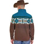 Men's Rock & Roll Denim Aztec Border Berber - Thumbnail 2 of 3