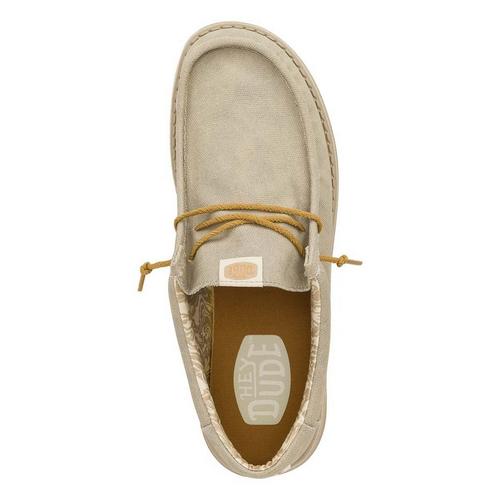 Men's HEYDUDE Wally Waxed Canvas Water Repellent Loafers - Primary Image