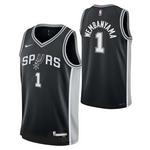 Nike Kids' San Antonio Spurs Victor Wembanyama #1 Kids' Swingman Jersey - Thumbnail 1 of 3