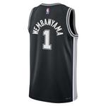 Nike Kids' San Antonio Spurs Victor Wembanyama #1 Kids' Swingman Jersey - Thumbnail 2 of 3